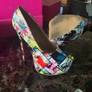 6in platform heels